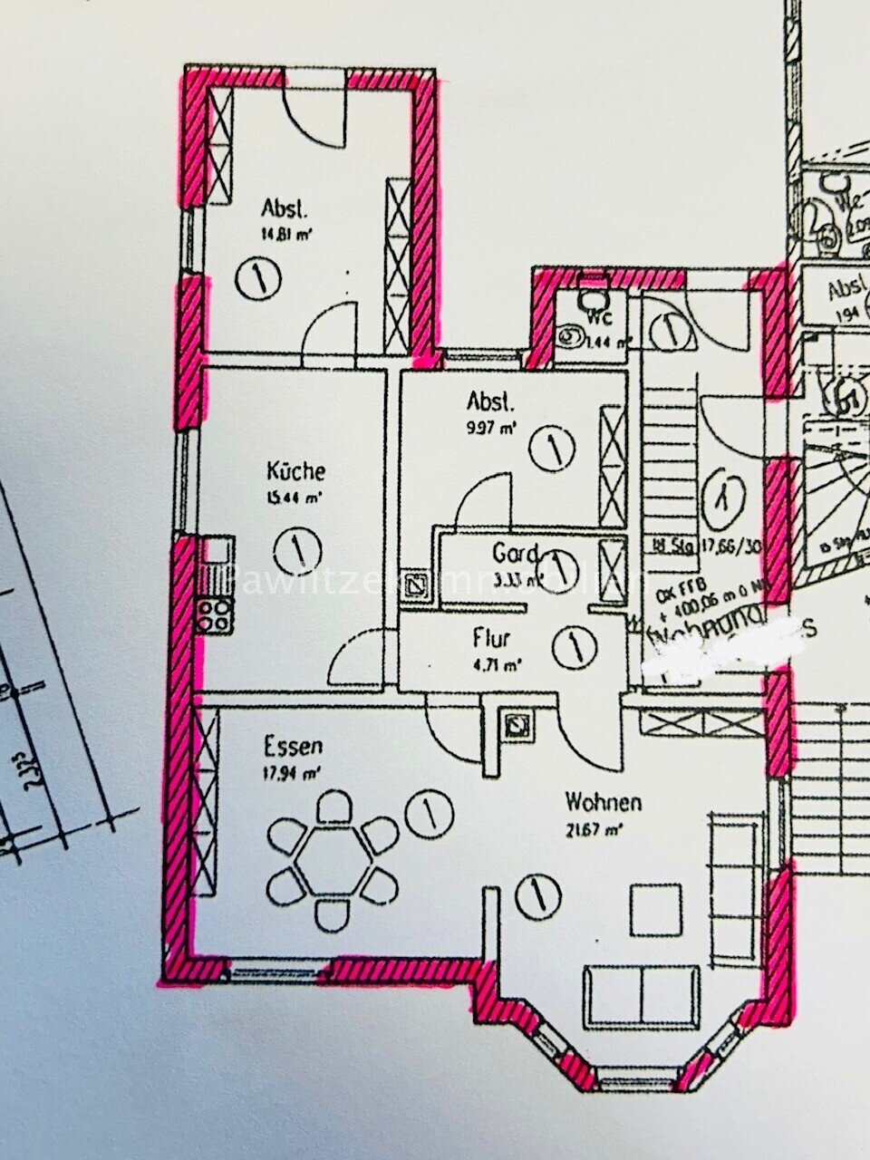 Wohnung 1 Erdgeschoss Wohnung 1 Erdgeschoss